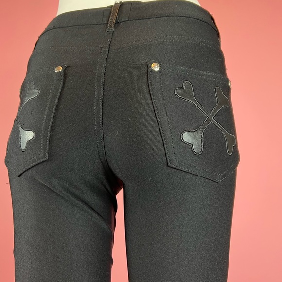 ❌SOLD-DEPOP❌ Onitsuka “Born To Win” Patch Leather Pants - Picture 2 of 8